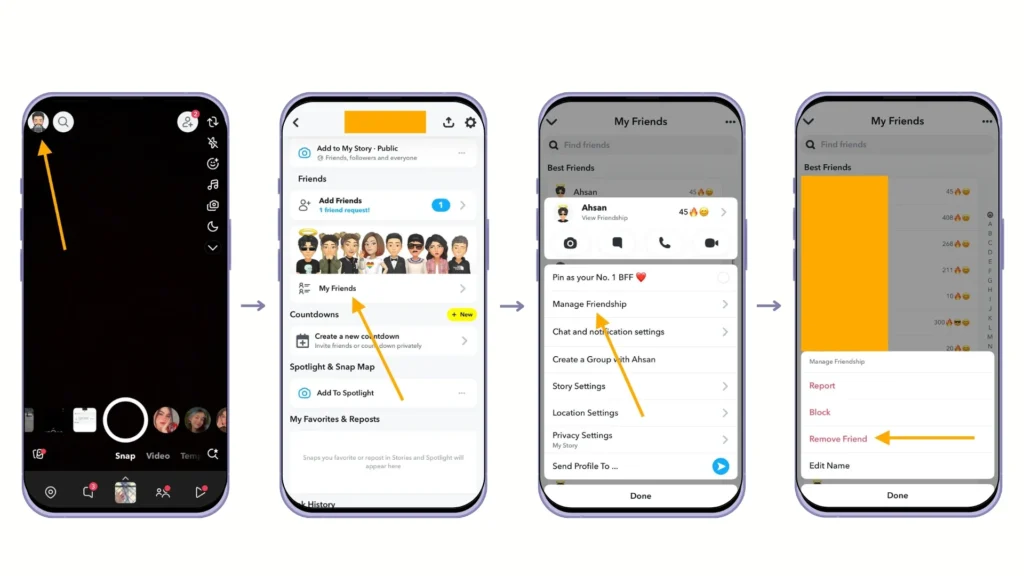 How to Remove a Friend on Snapchat